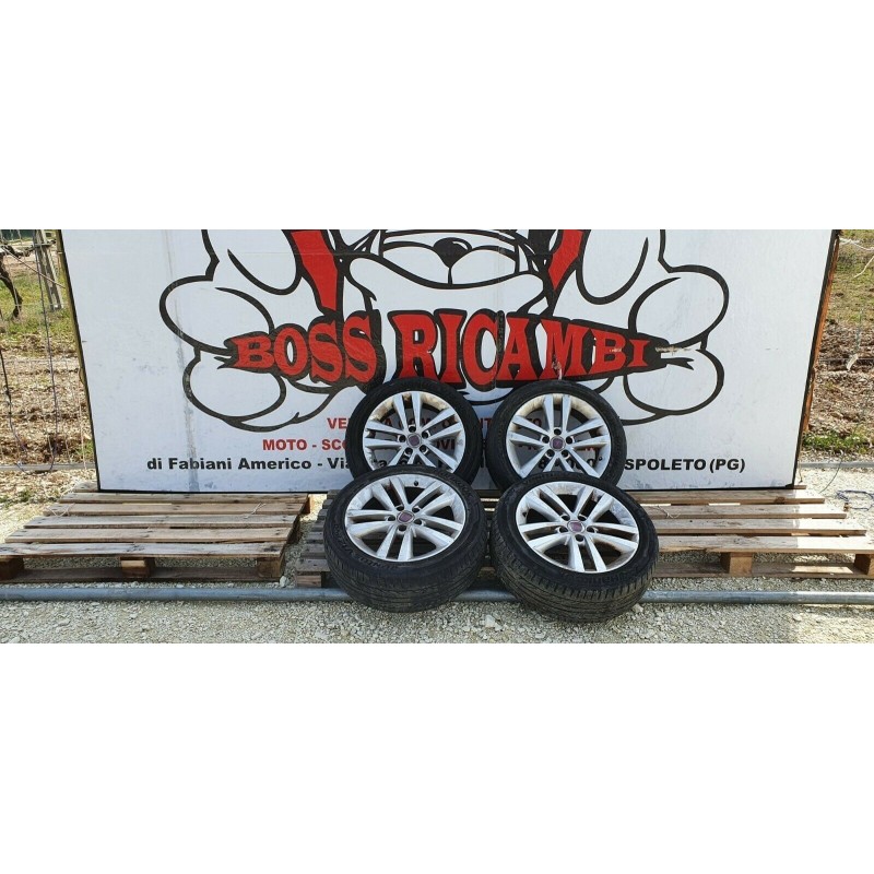 4x CERCHI IN LEGA FIAT CROMA-500 X INT. 5x110 R17"