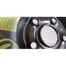 VOLKSWAGEN GOLF 7 CERCHIO FERRO RUOTINO RUOTA SCORTA 125/70 R16 5Q0601027BJ
