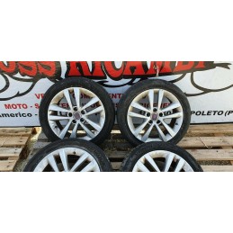 4x CERCHI IN LEGA FIAT CROMA-500 X INT. 5x110 R17"