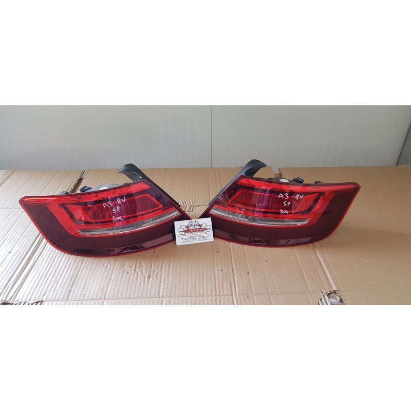 AUDI A3 8V RESTYLING FANALE FANALI FARO FARI STOP ESTERNO POST DX SX 3 PORTE