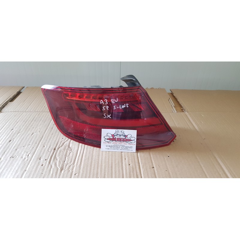 AUDI A3 8V S-LINE FANALE FANALI FARO FARI STOP ESTERNO POSTERIORE SINISTRO SX 5P