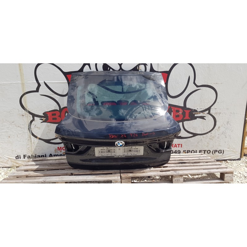 BMW X4 F26 PORTELLONE COFANO PORTELLO BAULE LUNOTTO VETRO POSTERIORE