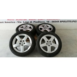 4x CERCHI LEGA PNEUMATICO GOMMA PEUGEOT 407-308-508-607-EXPERT DA 17 INT 5x108