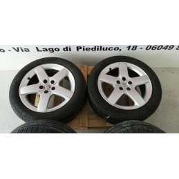 4x CERCHI LEGA PNEUMATICO GOMMA PEUGEOT 407-308-508-607-EXPERT DA 17 INT 5x108