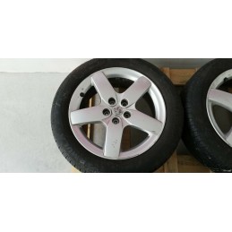 4x CERCHI LEGA PNEUMATICO GOMMA PEUGEOT 407-308-508-607-EXPERT DA 17 INT 5x108