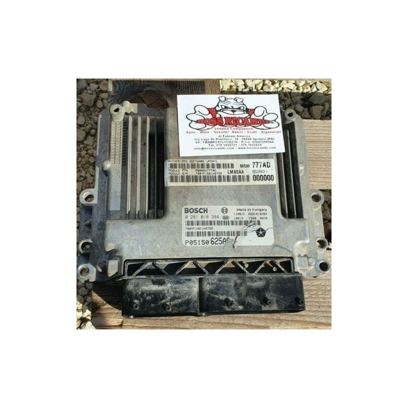 LANCIA THEMA CENTRALINA 3.0 V6 MOTORE ECU ELETTRICA AVVIAMENTO BOSCH 0281018384