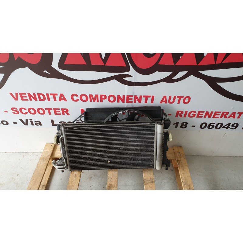 SEAT IBIZA 6J KIT RADIATORI ACQUA RAFFREDDAMENTO CLIMA A/C ELETTROVENTOLA 1.2B