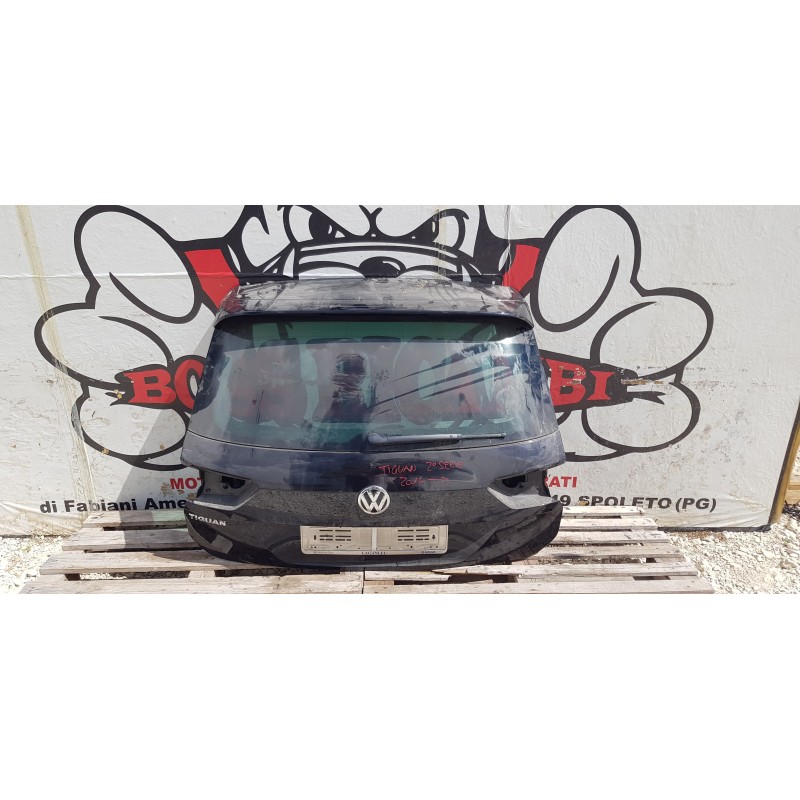 VOLKSWAGEN TIGUAN PORTELLONE PORTELLO COFANO LUNOTTO VETRO BAGAGLIAIO POSTERIORE