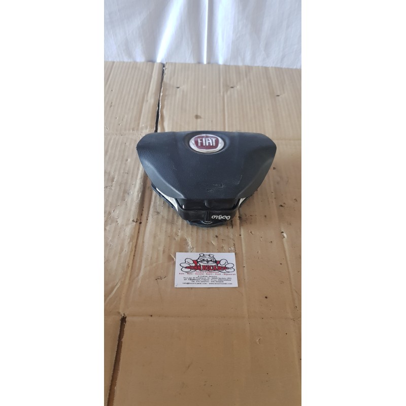 FIAT DOBLO 263 3 SERIE AIRBAG VOLANTE GUIDATORE STEMMA ROSSO 34121858A