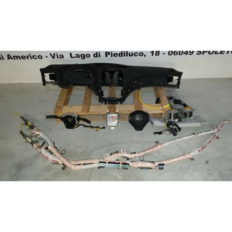 SUBARU FORESTER 3 TERZA SERIE KIT AIRBAG GUIDATORE PASSEGGERO CRUSCOTTO CINTURE
