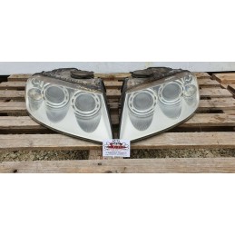 VOLKSWAGEN TOUAREG 7LA FANALI FARO PROIETTORE ANTERIORE DX SX XENO + CENTRALINA