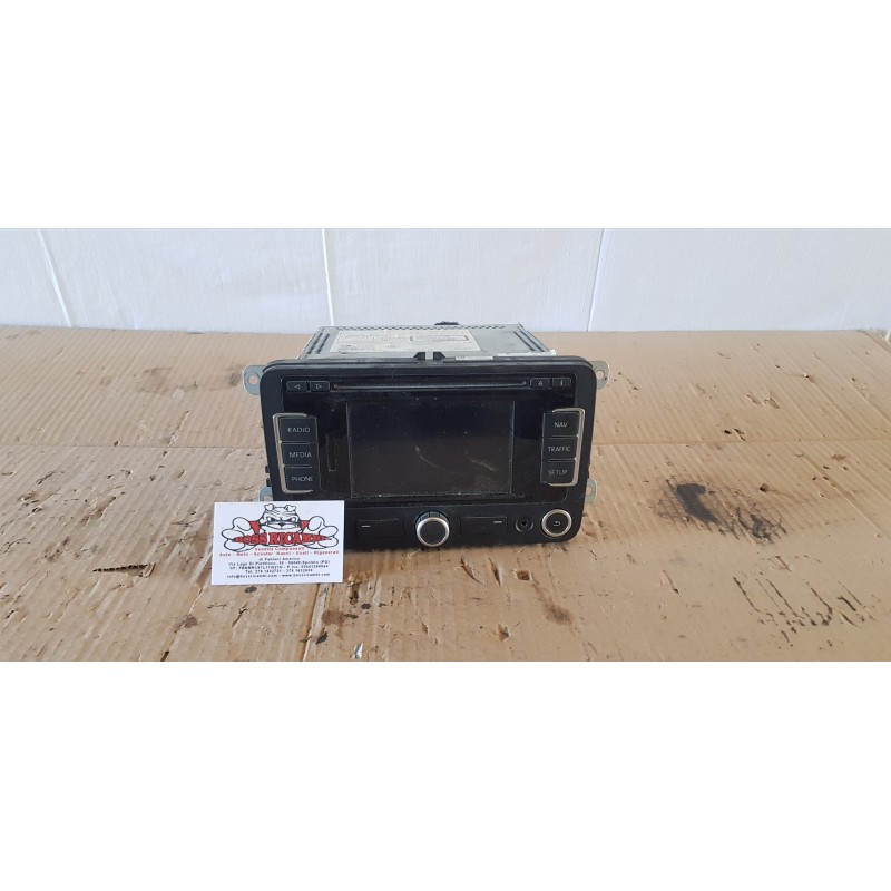 VOLKSWAGEN PASSAT B7 AUTORADIO STEREO MULTIFUNZIONE RADIO MEDIA PHONE 3C8035279F