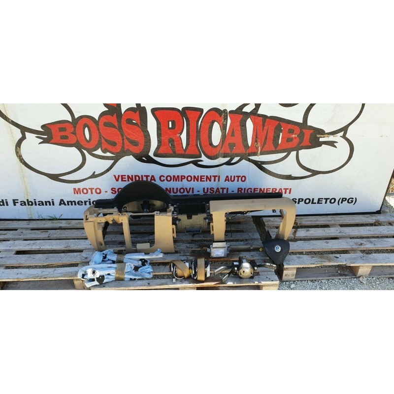 VOLKSWAGEN PASSAT 3C B6 KIT AIRBAG CRUSCOTTO CENTRALINA CINTURE SPIRALE TENDINE