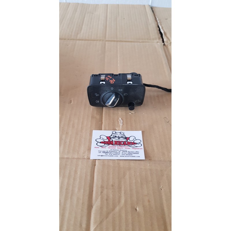 AUDI A3 8V INTERRUTTORE COMANDO LUCI FARI FENDINEBBIA POSIZIONE 8V0941531BG