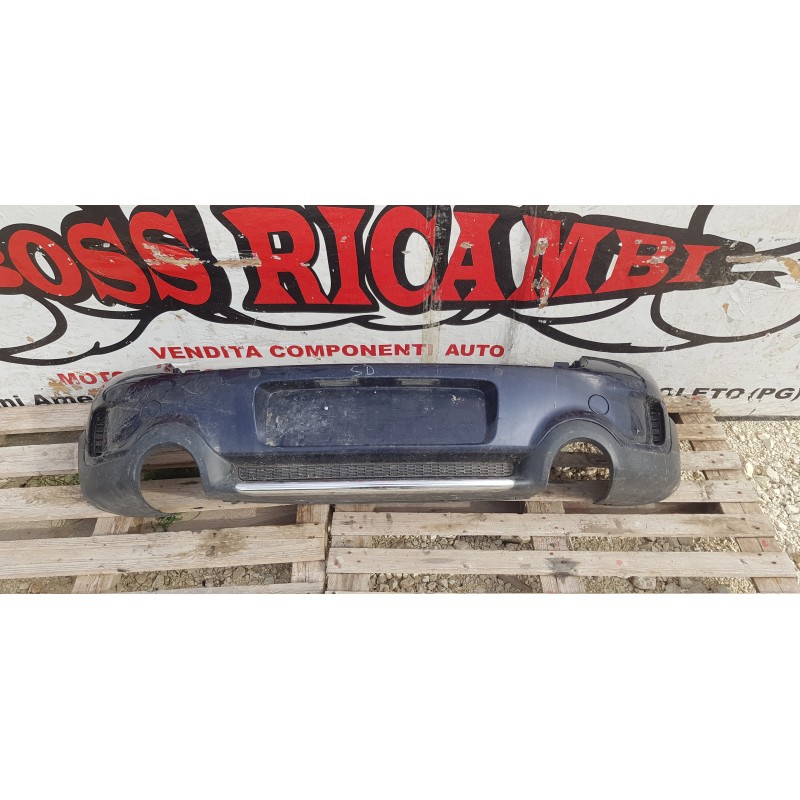 MINI COUTRYMAN COOPER SD PARAURTI PARAURTO CROMATURA SPOILER INFERIORE POSTERIOR