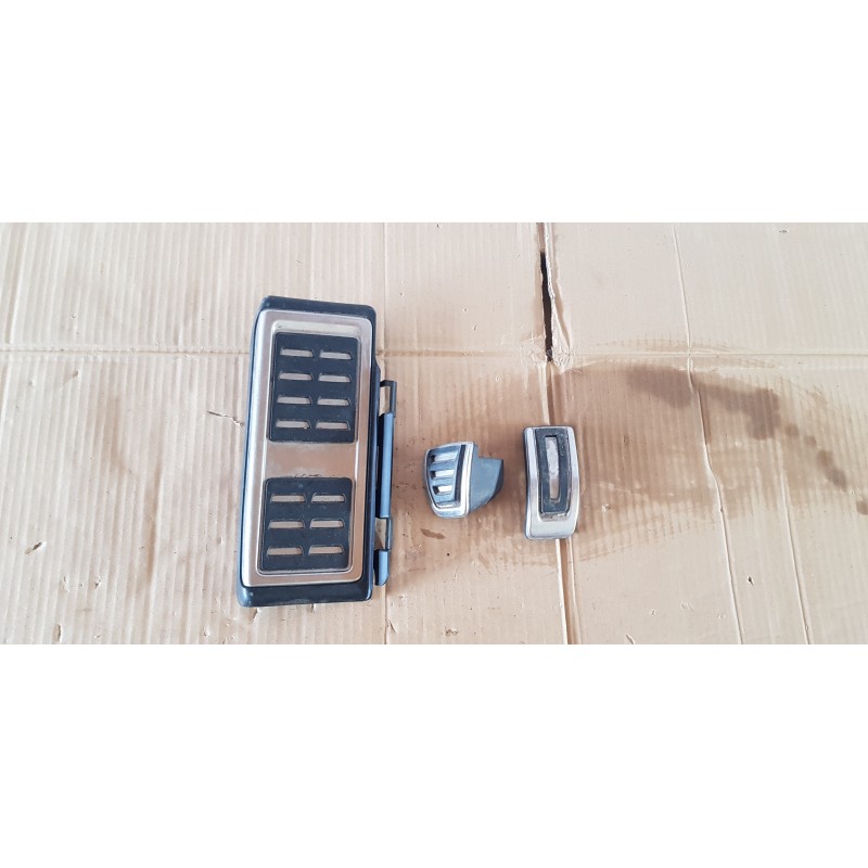 VOLKSWAGEN GOLF 7 COPERTURA PEDALIERA POGGIAPIEDI ACCELLERATORE FRENO CROMATA