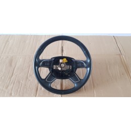 AUDI A3 8P VOLANTE CORONA COMANDI AL VOLANTE STEREO NAV IN PELLE 8R0419091A1KT