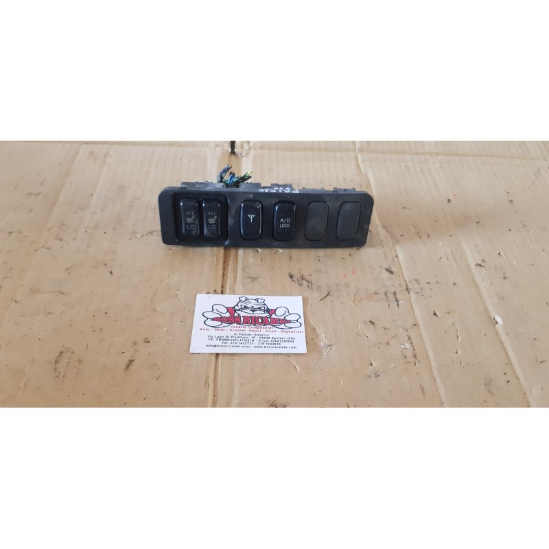 MITSUBISHI PAJERO V60 INTERRUTTORE R/D LOCK SEDILI RISCALDABILI PULSANTIERA