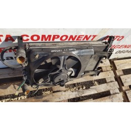 FIAT FIORINO KIT RADIATORI RADIATORE ACQUA ELETTROVENTOLA RAFFREDDAMENTO 1.7D