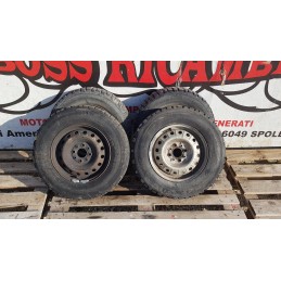 FIAT FIORINO CERCHI RUOTE PNEUMATICO GOMME GOMMA COMPLETI 165/70 R13 POLLICI