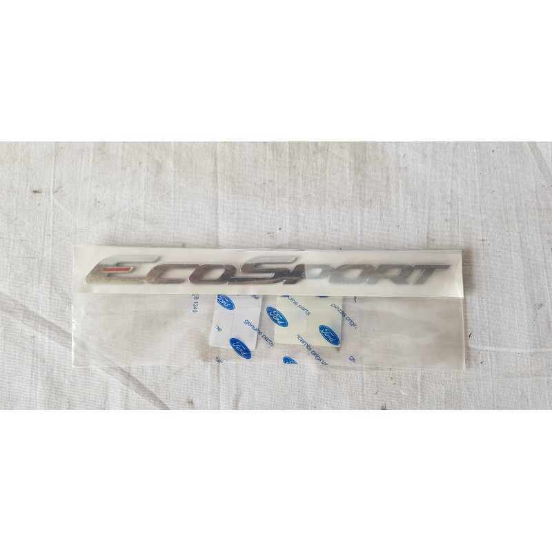 FORD ECOSPORT ADESIVO STICKER SCRITTA CROMATA STEMMA POSTERIORE ORIGINALE