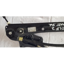 VOLKSWAGEN GOLF 7 ALZACRISTALLO ALZAVETRO MECCANISMO ANTERIORE SINISTRO SX