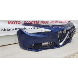 ALFA ROMEO GIULIA PARAURTI PARAURTO GRIGLIA STEMMA CALANDRA + LAVAFARI ANTERIORE