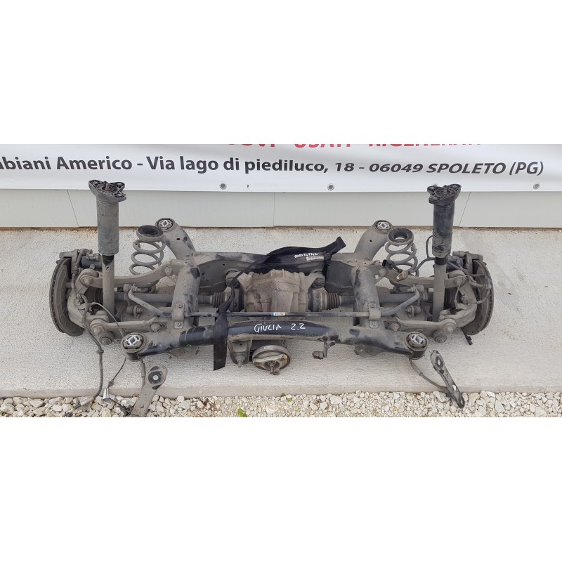 ALFA ROMEO GIULIA ASSALE TELAIO SOTTOTELAIO DIFFERENZIALE DISCO PINZA BRACCIO