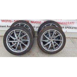 4x CERCHI LEGA ALFA ROMEO GIULIA-STELVIO-GIULIETTA-159 DA 18 POLLICI INT. 5x110