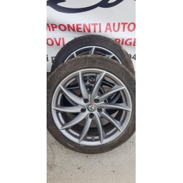 4x CERCHI LEGA ALFA ROMEO GIULIA-STELVIO-GIULIETTA-159 DA 18 POLLICI INT. 5x110
