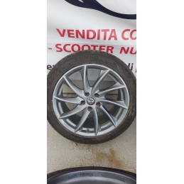 4x CERCHI LEGA ALFA ROMEO GIULIA-STELVIO-GIULIETTA-159 DA 18 POLLICI INT. 5x110