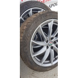 4x CERCHI LEGA ALFA ROMEO GIULIA-STELVIO-GIULIETTA-159 DA 18 POLLICI INT. 5x110