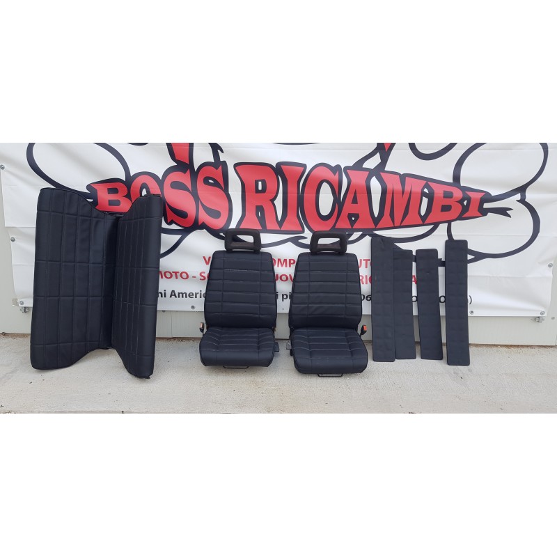 FIAT PANDA 141 TAPPEZZERIA SEDILE SEDILI INTERNI INTERNO ANT POST ECOPELLE