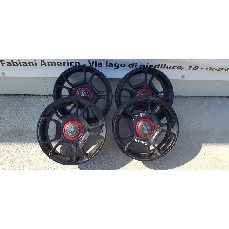 4x CERCHI LEGA FIAT 500 ABARTH-BRAVO-PUNTO-PANDA DA 17 POLLICI INT. 4x98
