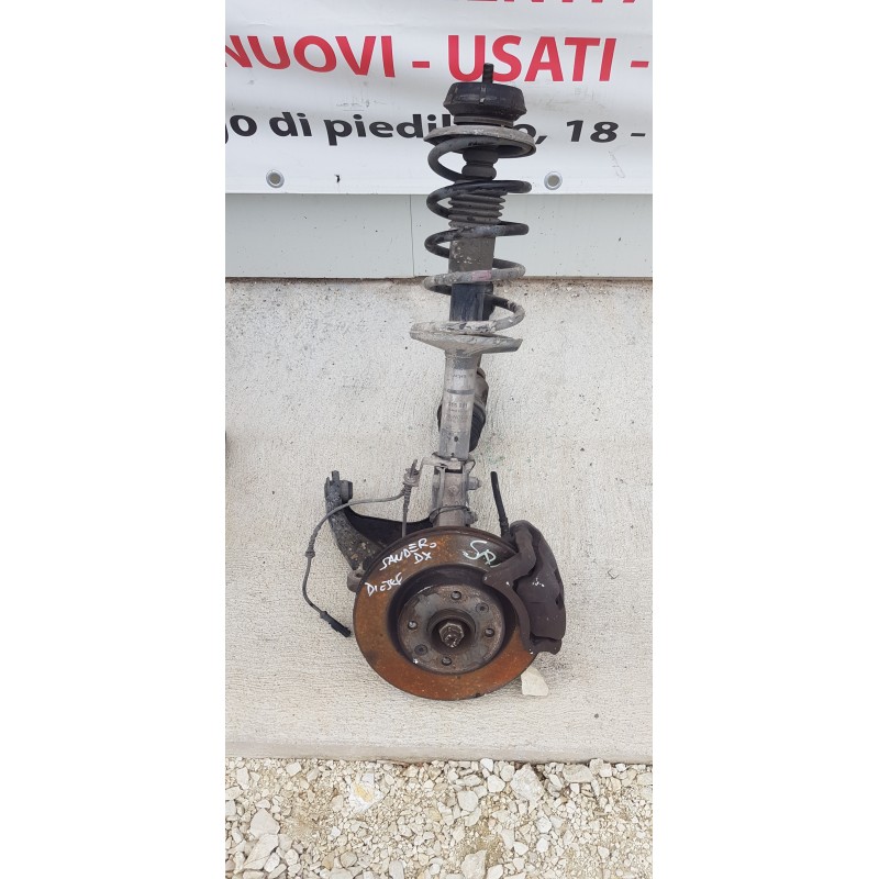 DACIA SANDERO SOSPENSIONE AMMORTIZZATORE SEMIASSE MOZZO DISCO PINZA 1.5D DX