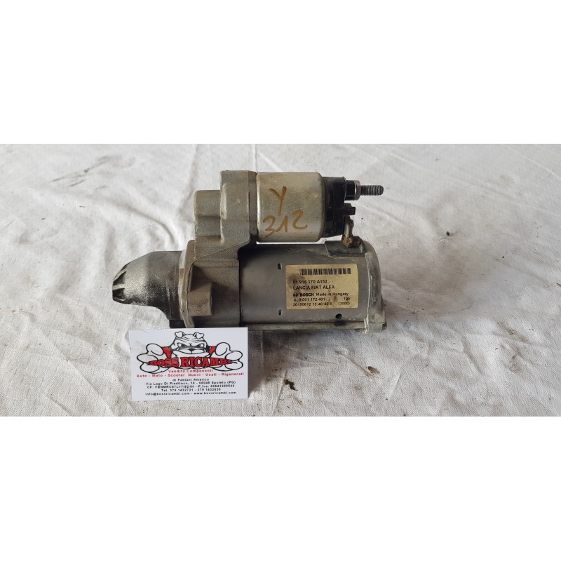 LANCIA YPSILON 3 SERIE 312 MOTORINO AVVIAMENTO MOTORE ELETTRICO 51916170