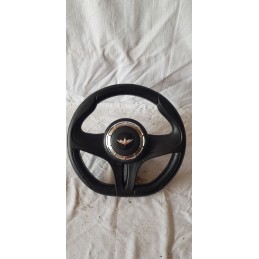 CHATENET CH46 VOLANTE CORONA STERZO IN PELLE COMPLETO COPRIMOZZO CENTRALE