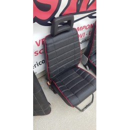 FIAT PANDA 141 TAPPEZZERIA SEDILI SEDILE INTERNI INTERNO ANT POST ECOPELLE