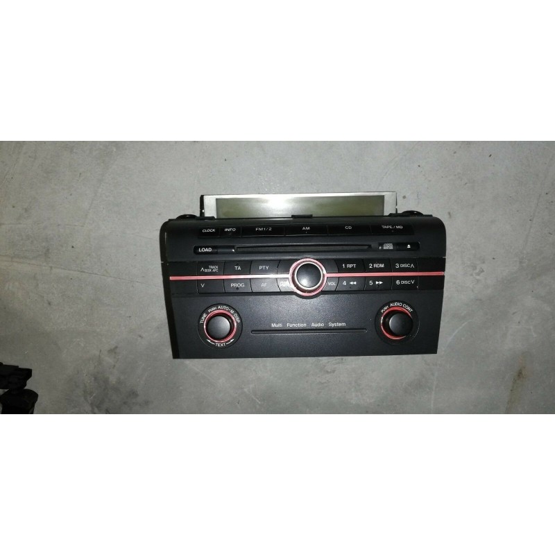 Dettagli su   MAZDA 3 STEREO DISPLAY CENTRALE AUDIO CD MULTIFUNZIONE TAPE RADIO