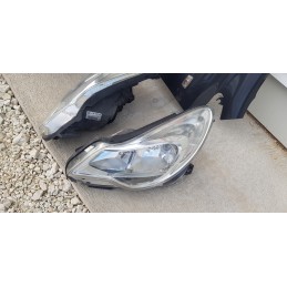 OPEL CORSA D RESTYLING MUSATA FRONTALE ANTERIORE COFANO FARI PARAURTI RADIATORI