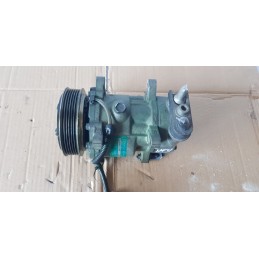 PEUGEOT 206cc COMPRESSORE CLIMATIZZATORE CLIMA A/C ARIA CONDIZIONATA SD6V12 1412