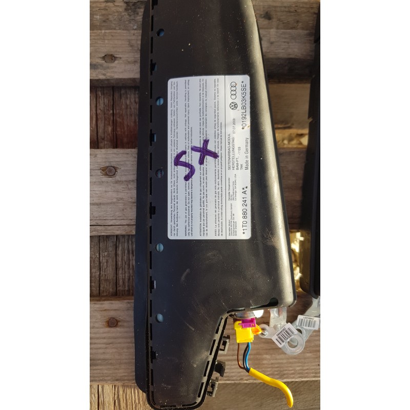 AUDI A3 8P AIRBAG SEDILE SEDIA ANTERIORE SINISTRO GUIDATORE SX 1T0880241A