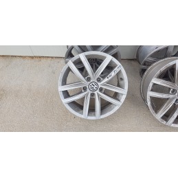 4x CERCHIO IN LEGA VOLKSWAGEN GOLF-PASSAT-JETTA-TOURAN INT. 5x112 DA 16 POLLICI