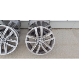 4x CERCHIO IN LEGA VOLKSWAGEN GOLF-PASSAT-JETTA-TOURAN INT. 5x112 DA 16 POLLICI
