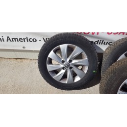 4x CERCHI LEGA GOMME OPEL CORSA-ADAM-ASTRA-TIGRA-VECTRA INT. 4x100 DA 15 POLLICI