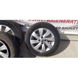 4x CERCHI LEGA GOMME OPEL CORSA-ADAM-ASTRA-TIGRA-VECTRA INT. 4x100 DA 15 POLLICI