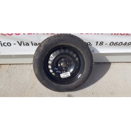 OPEL CORSA E CERCHIO CERCHIONE RUOTA SCORTA FERRO PNEUMATICO GOMMA R15
