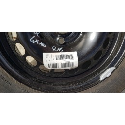 OPEL CORSA E CERCHIO CERCHIONE RUOTA SCORTA FERRO PNEUMATICO GOMMA R15
