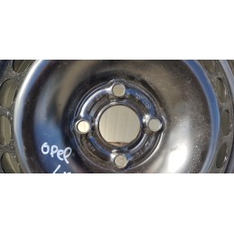 OPEL CORSA E CERCHIO CERCHIONE RUOTA SCORTA FERRO PNEUMATICO GOMMA R15