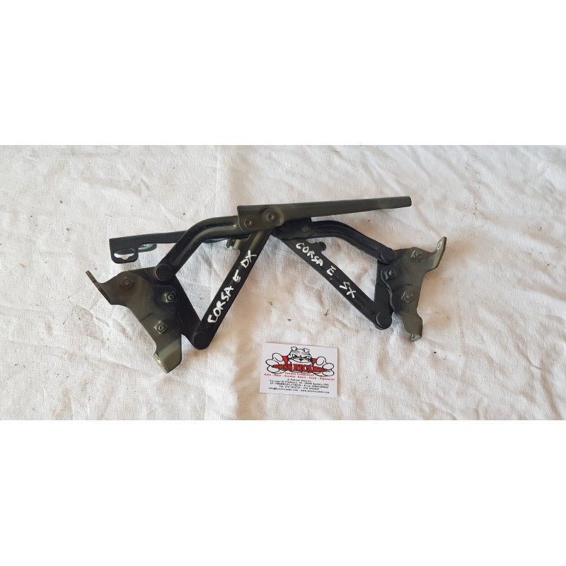 OPEL CORSA E CERNIERA CERNIERE APERTURA CHIUSURA COFANO ANTERIORE SX DX